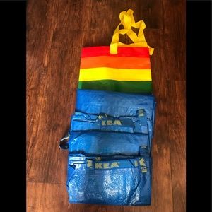 5pc IKEA bags NWT